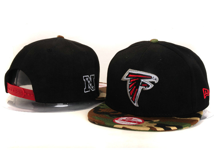 Atlanta Falcons Black Snapback Hat YS